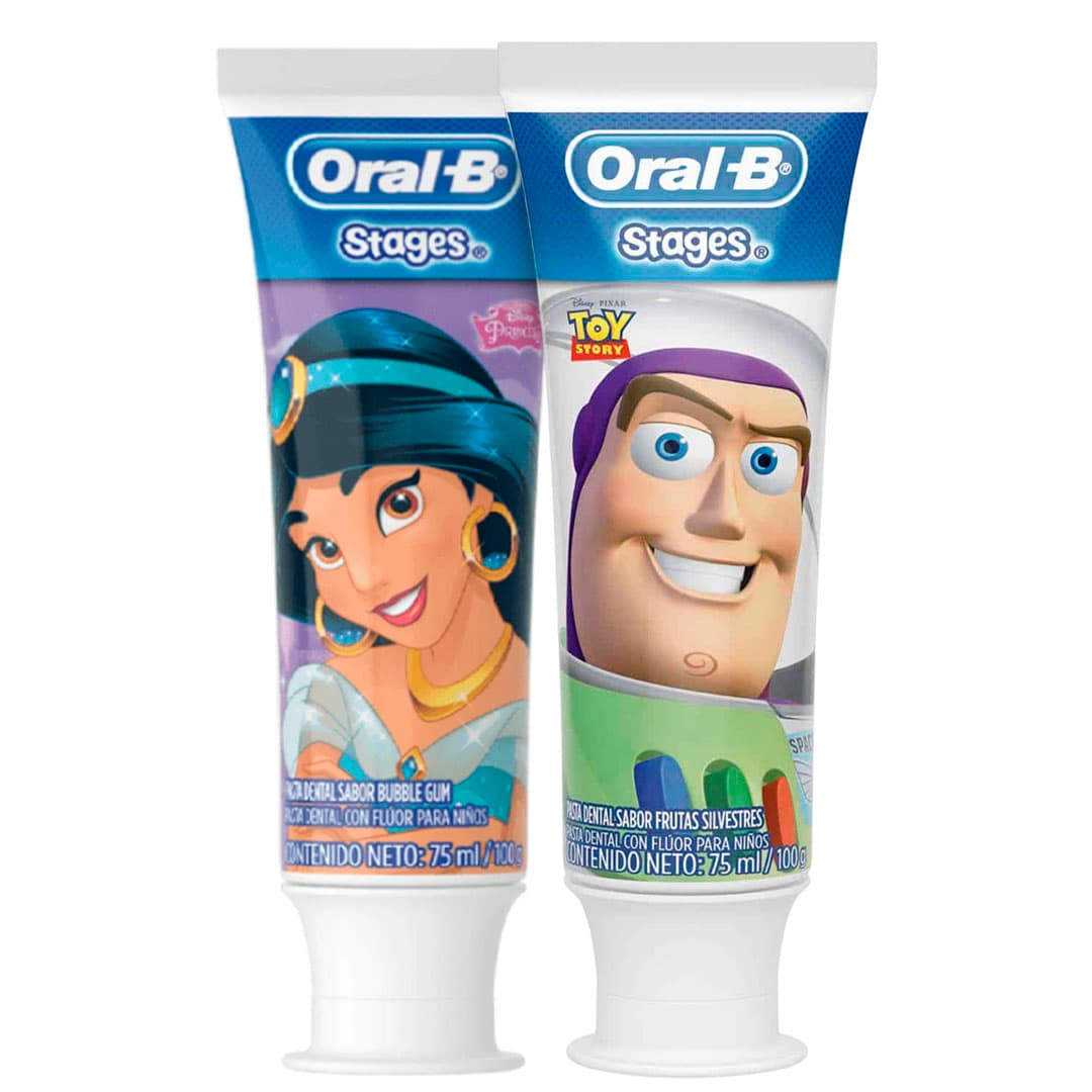 ORAL-B STAGES CREMA DENTAL NIÑAS JAZMIN BUZZ 100g - 1