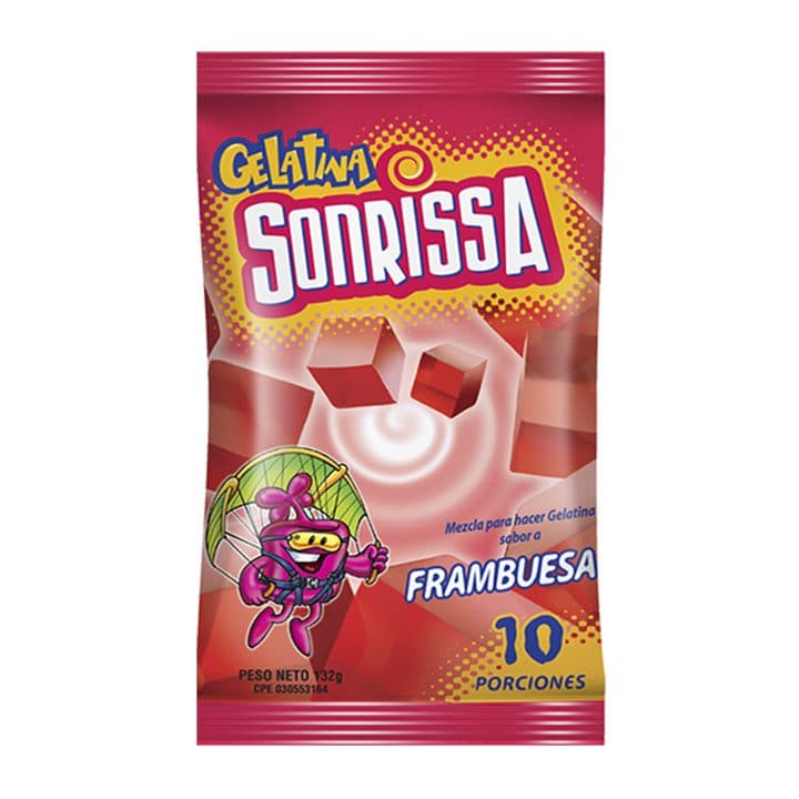 SONRISSA FRAMBUESA FOIL BOLSA 132g - 1