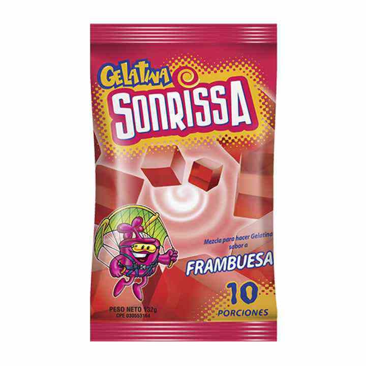 SONRISSA FRAMBUESA FOIL BOLSA 132g