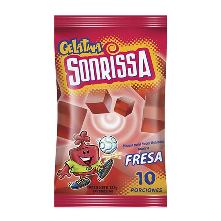 SONRISSA GELAT FRESA FOIL 132g BOLSA - 1