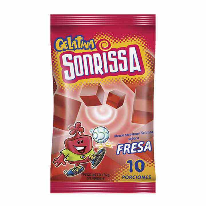SONRISSA GELAT FRESA FOIL 132g BOLSA