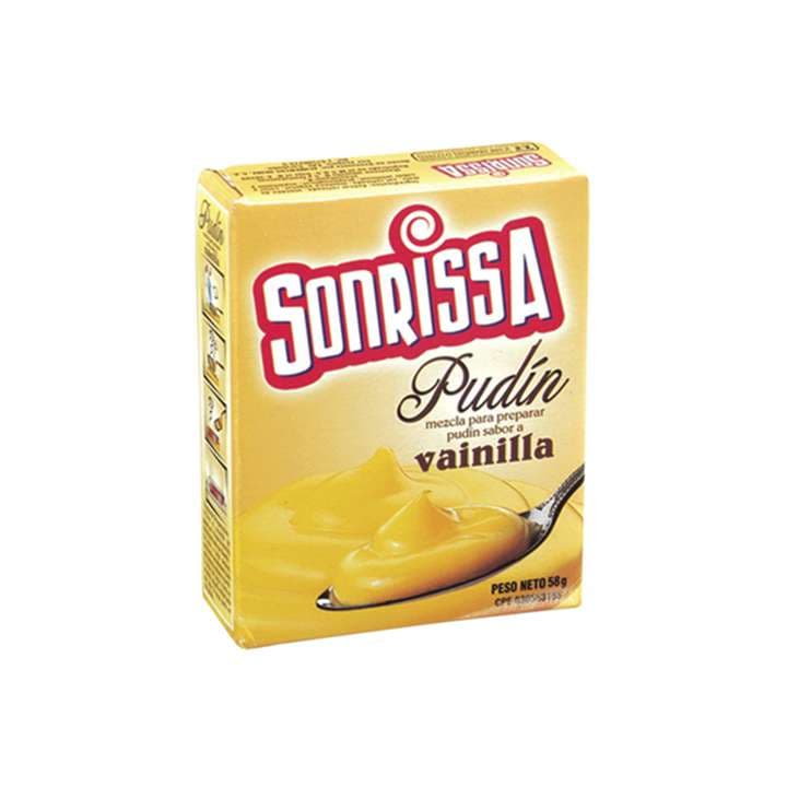 SONRISSA PUDIN VAINILLA 58g