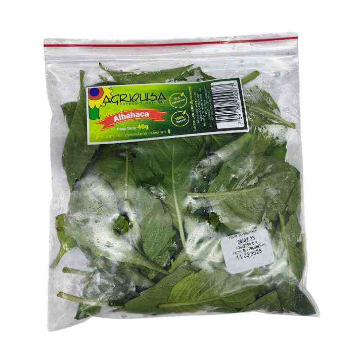 AGRIQUISA ALBAHACA HOJA 40g