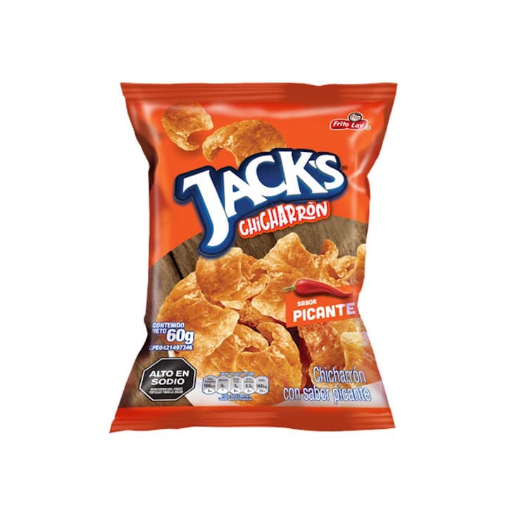 JACKS CHICHARRON PICANTE 60g - 1