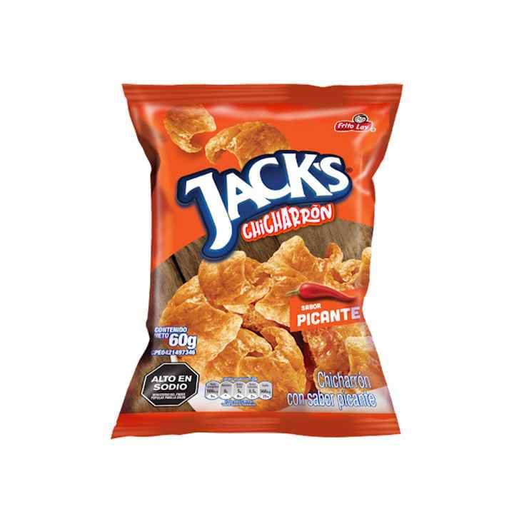 JACKS CHICHARRON PICANTE 60g