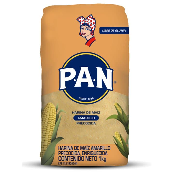 PAN HARINA AMARILLA 1Kg