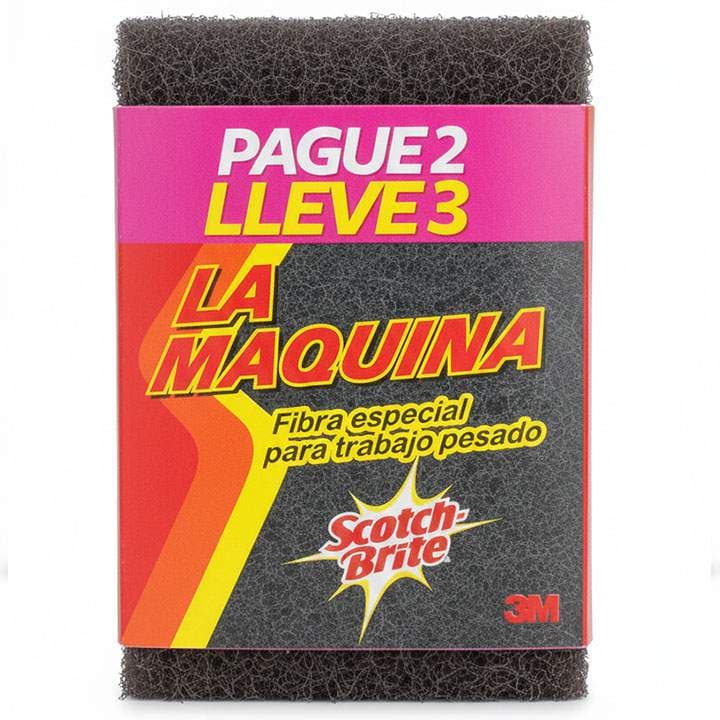 SCOTCH BRITE LA MAQUINA 3und
