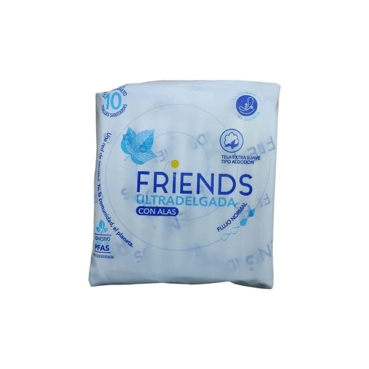 FRIENDS TOALLA SANITARIA ULTRA DELGADA 10und - 1