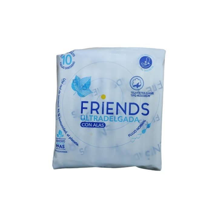 FRIENDS TOALLA SANITARIA ULTRA DELGADA 10und