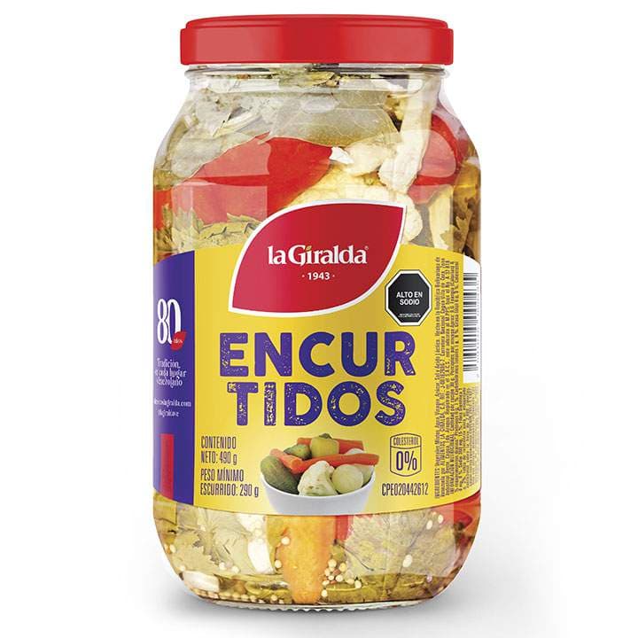 LA GIRALDA ENCURTIDO VINAGRE 490g