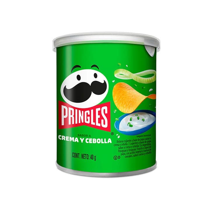 PRINGLES CREMA Y CEBOLLA 40g - 1