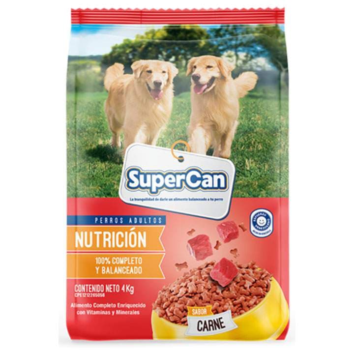 SUPER CAN CARNE HUESO 4Kg