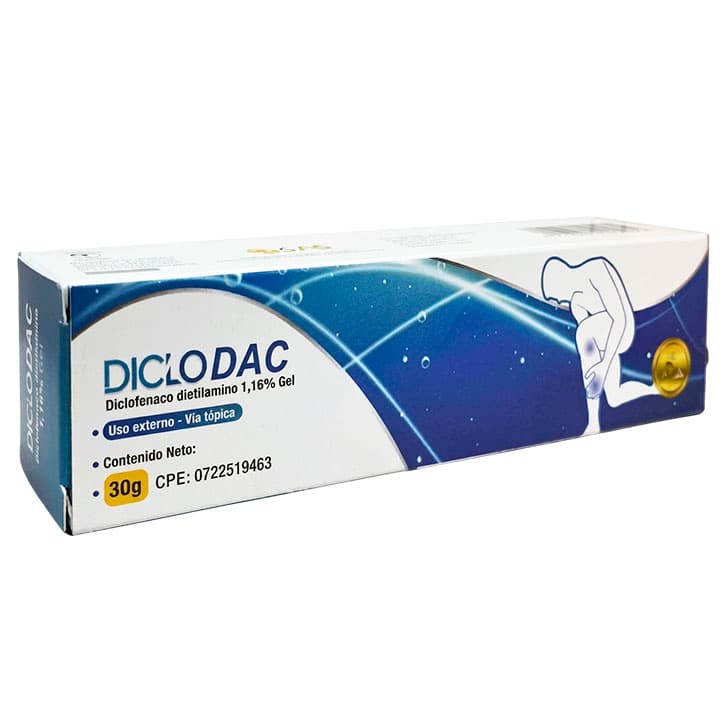 DICLODAC GEL 1.16% 30g DICLOFENA  DAC55 - 1