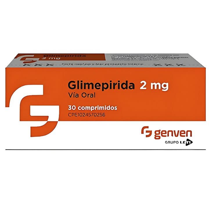 GLIMEPIRIDA 30TAB 2MG  LETI