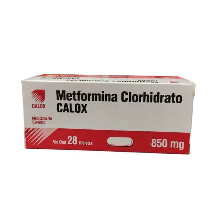 METFORMINA 28tabX850mg CALOX CLORHIDRATO 