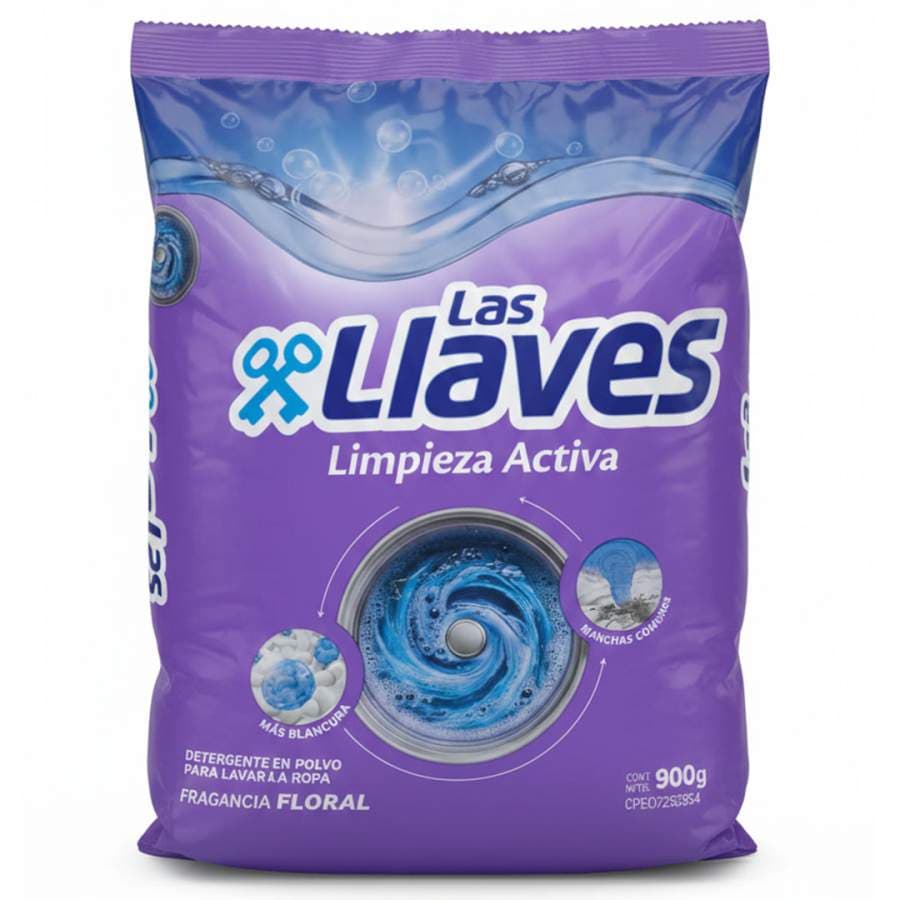 LAS LLAVES DET L.ACTIVA FLORAL 900G