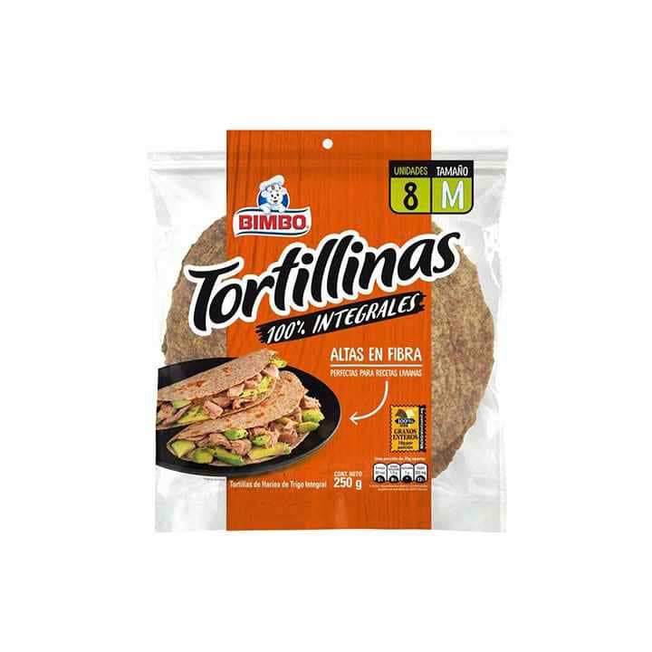 BIMBO TORTILLAS INTEGRAL 250g