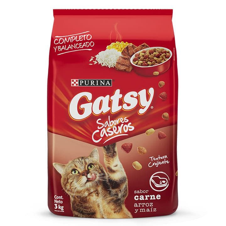 GATSY CARNE ARROZ MAIZ 3Kg - 1