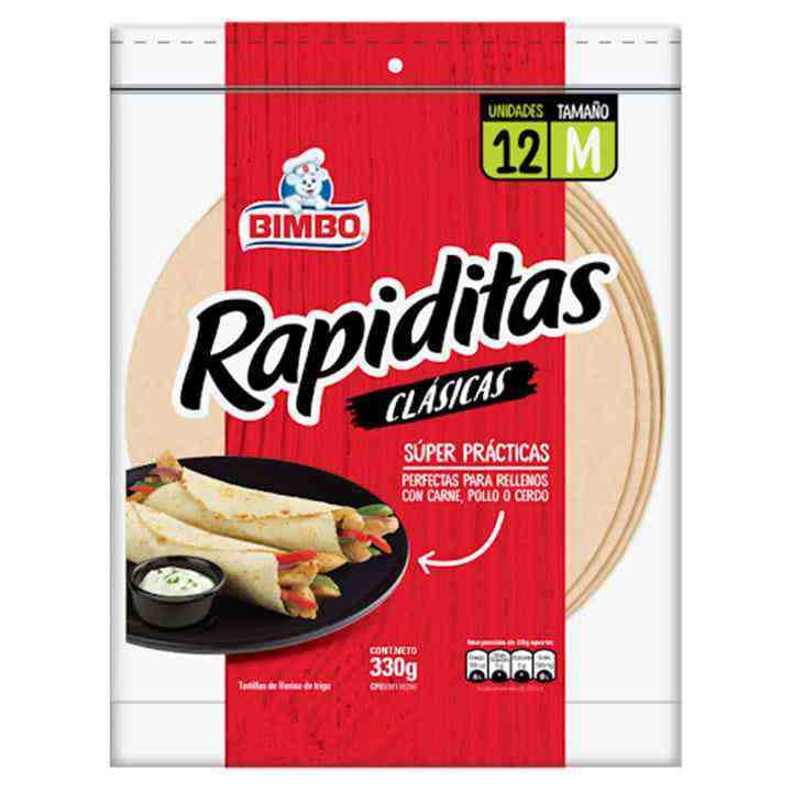 BIMBO TORTILLAS CLASICA 330g