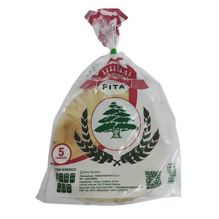 PAN PITA BLANCO 5und