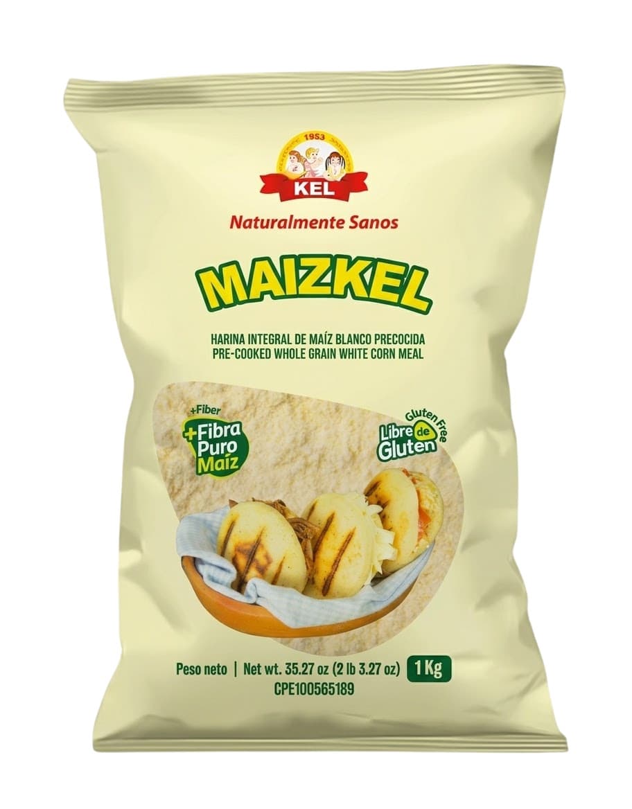 MAIZKEL HARINA MAIZ INTEGRAL 1Kg