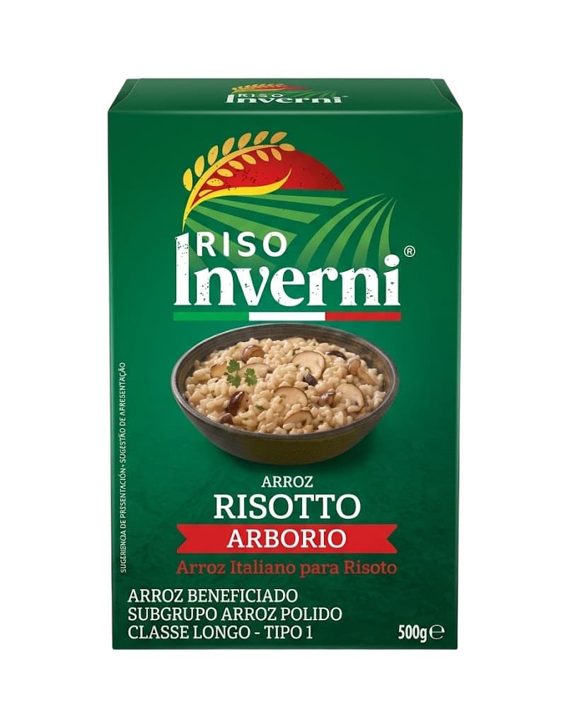 INVERNI ARROZ RISOTTO ARBORIO 500g - 1