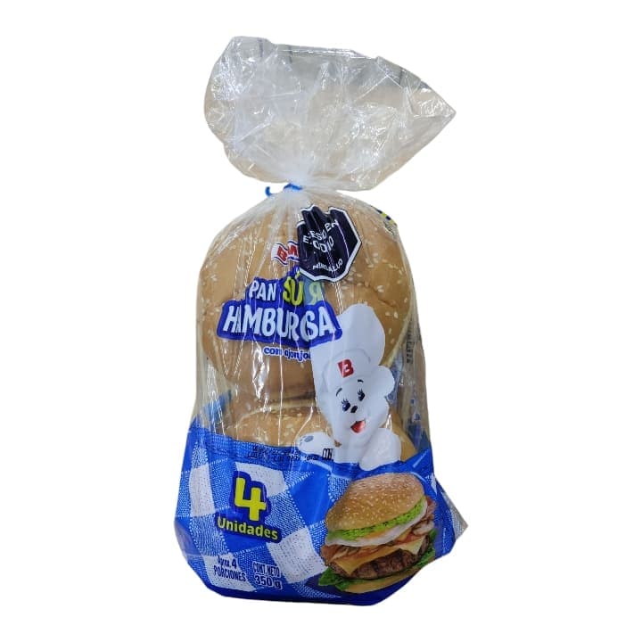 BIMBO HAMBURGUESA 4und 350g - 1