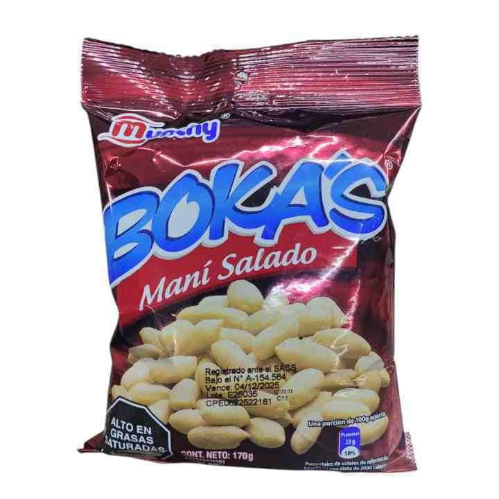 BOKAS MANI SALADO BOLSA 170g