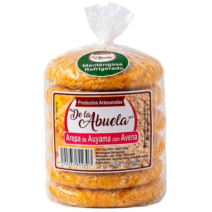DE LA ABUELA AREPA AUYAMA/AVE 5und - 1