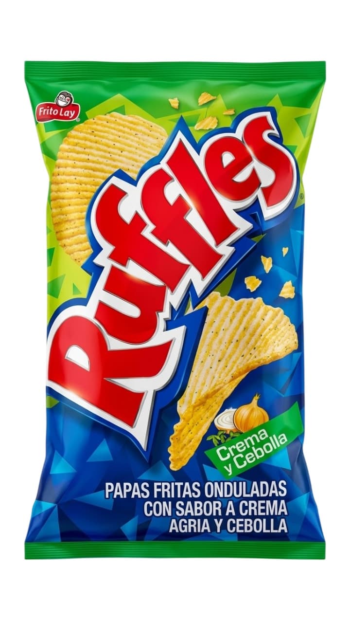 RUFFLES CRE CEBOLLA 122g