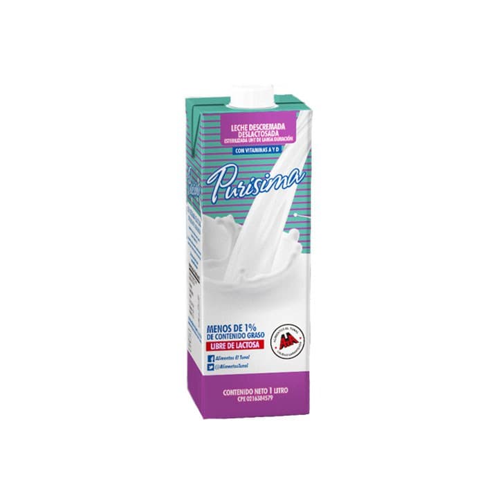PURISIMA DESLACTOSADA UHT 1L