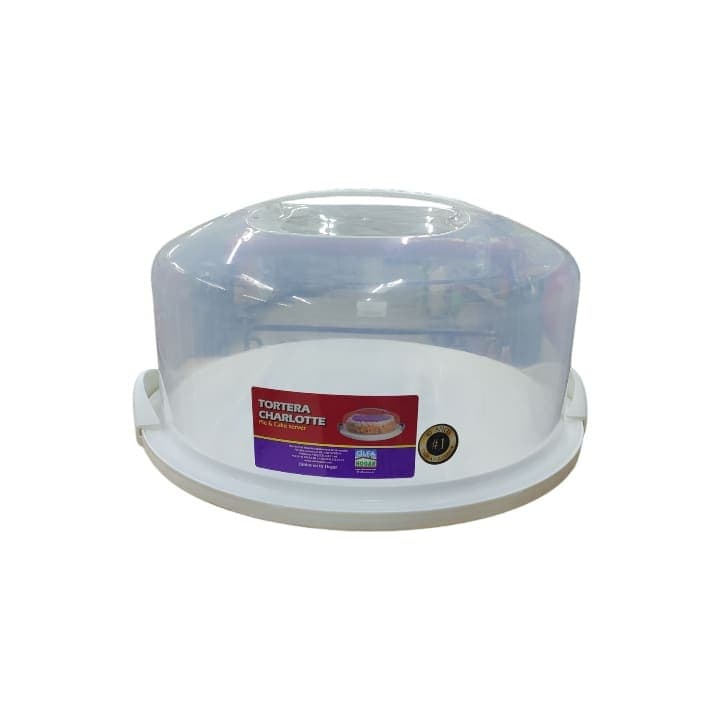 ALFA HOGAR TORTERA ALTA CON TAPA