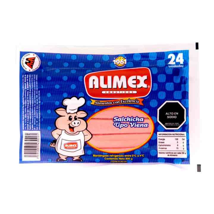 ALIMEX SALCHICHA VIENA 800g