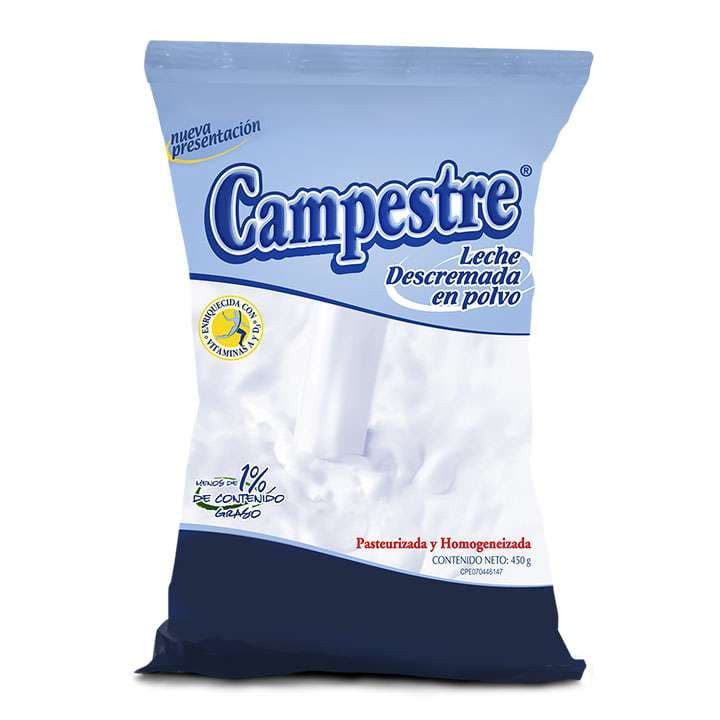 CAMPESTRE LECHE DESCREMADA 400g