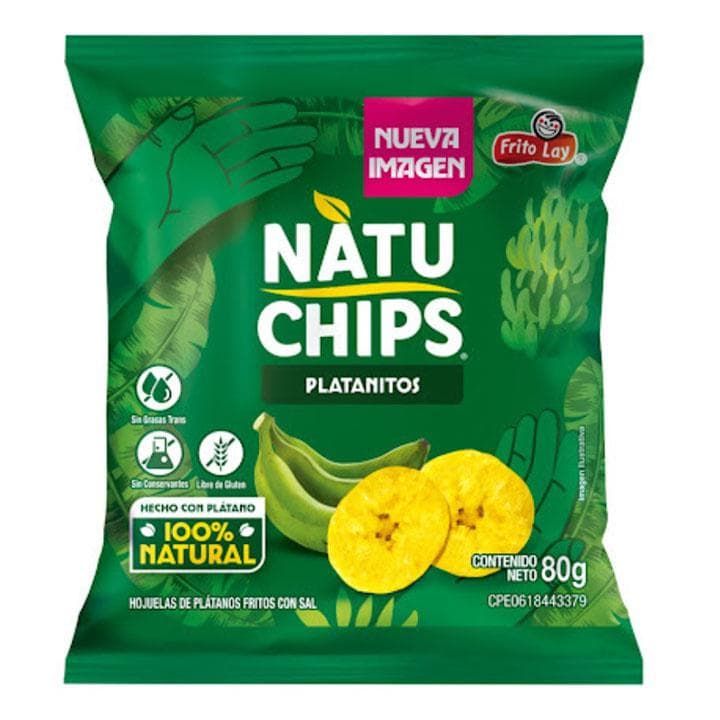 NATUCHIPS PLATANITO NATURAL 80g