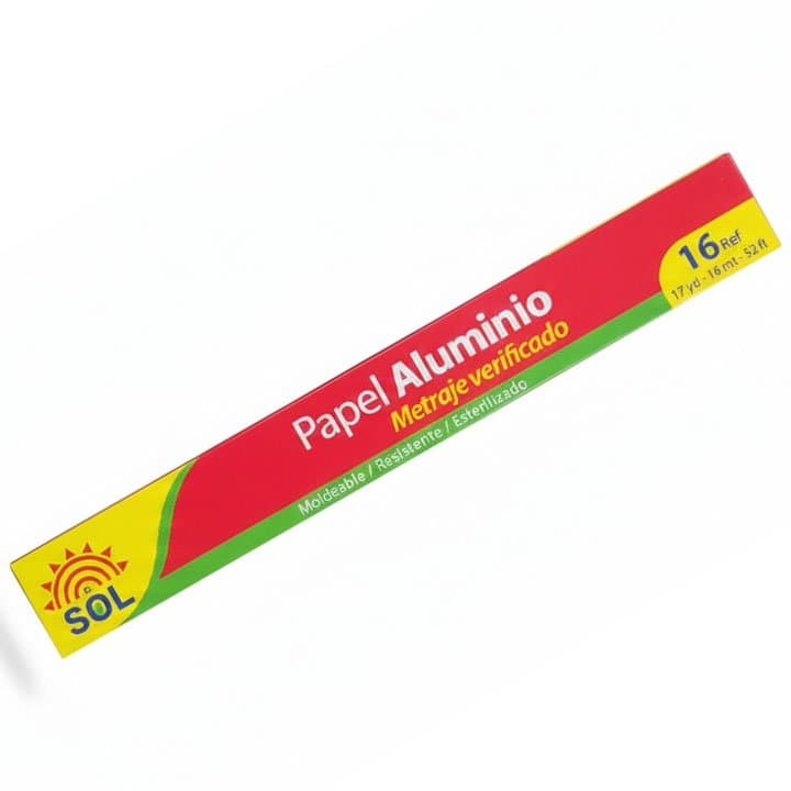 EL SOL PAPEL ALUMINIO 16mtrs