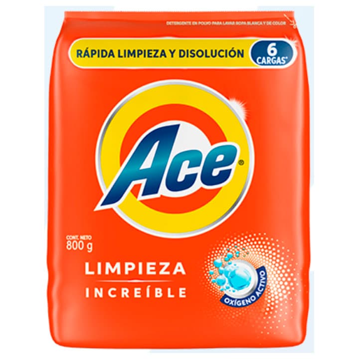 ACE DETERGENTE EN POLVO 800g - 1