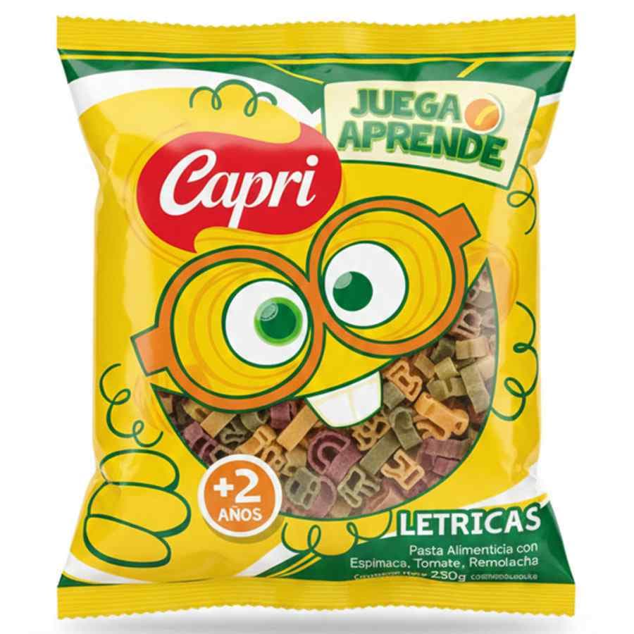 CAPRI JUEGA Y APRENDE LETRICAS 250g
