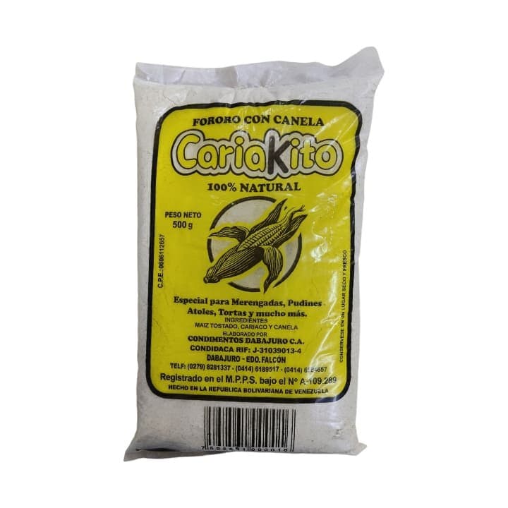 CARIAKITO FORORO CON CANELA 500g