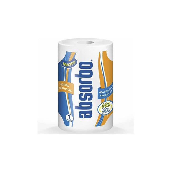 ABSORBO TOALLIN 2ROLLOS 140HOJA