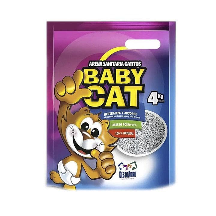 BABYCAT ARENA GATO 4Kg