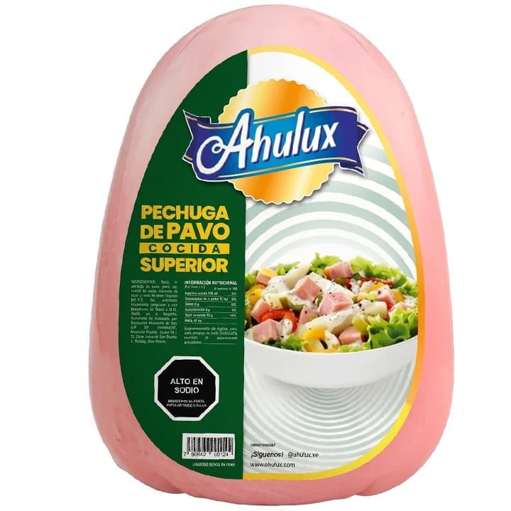 AHULUX PECHUGA PAVO COCIDO Kg