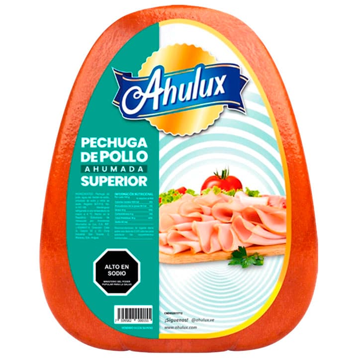 AHULUX PECHUGA POLLO AHUMADO Kg - 1