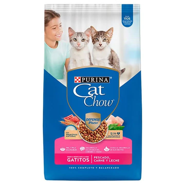 CAT CHOW GATITOS PESC/CAR/LEC 500g - 1