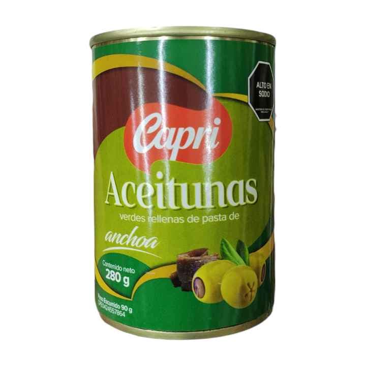 CAPRI ACEITUNA RELLENA CON ANCHOAS 300g