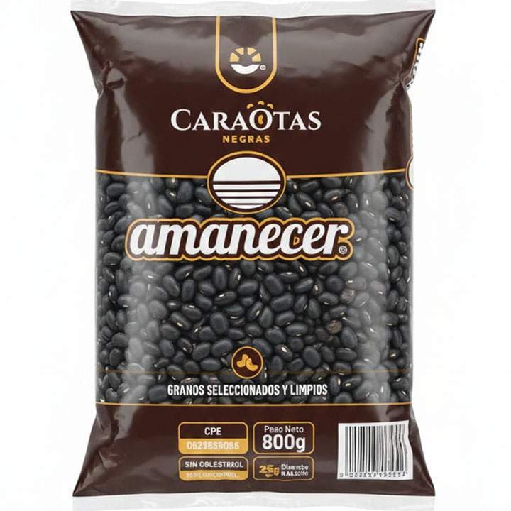 AMANECER CARAOTAS NEGRAS 800g